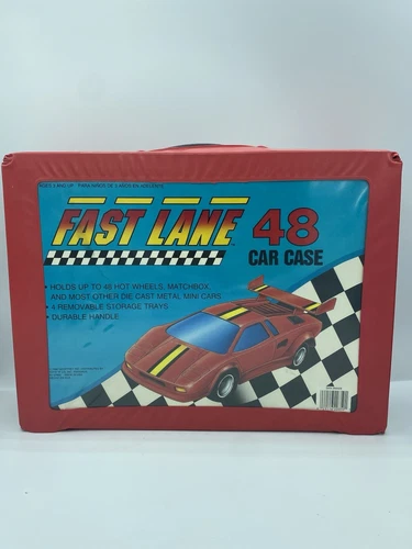 Hot Wheels 90s Lot 48 Cars w Case Fast Lane Toys R Us Vintage Diecast 1:64