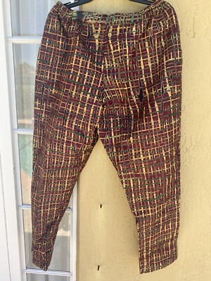 NIGERIAN AFRICAN WAX ANKARA HI TARGET PANT ONLY CULTURAL& ETHNIC CLOTHING)