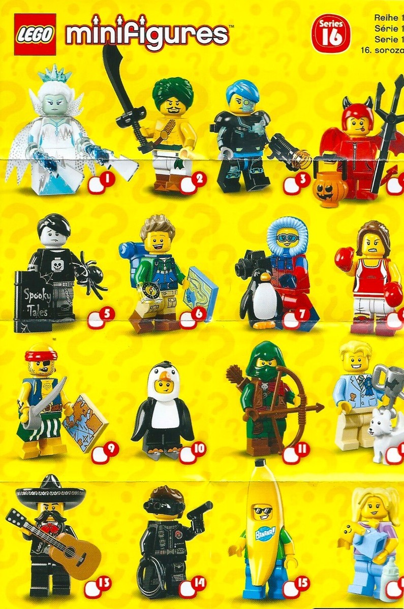 lego minifigures paper checklist flyer. you choose your checklist | eBay