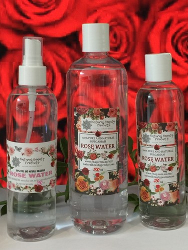 ORGANIC ROSE WATER 100% BULGARIAN ROSE HYDROSOL SPRAY TONER ROSA DAMASCENA - Picture 11 of 17