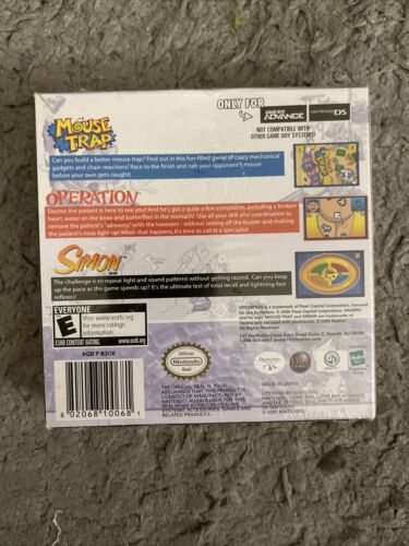 Mouse Trap Operation Simon 3 Games in 1 Pack Nintendo Game Boy Advance Sealed - Picture 2 of 6