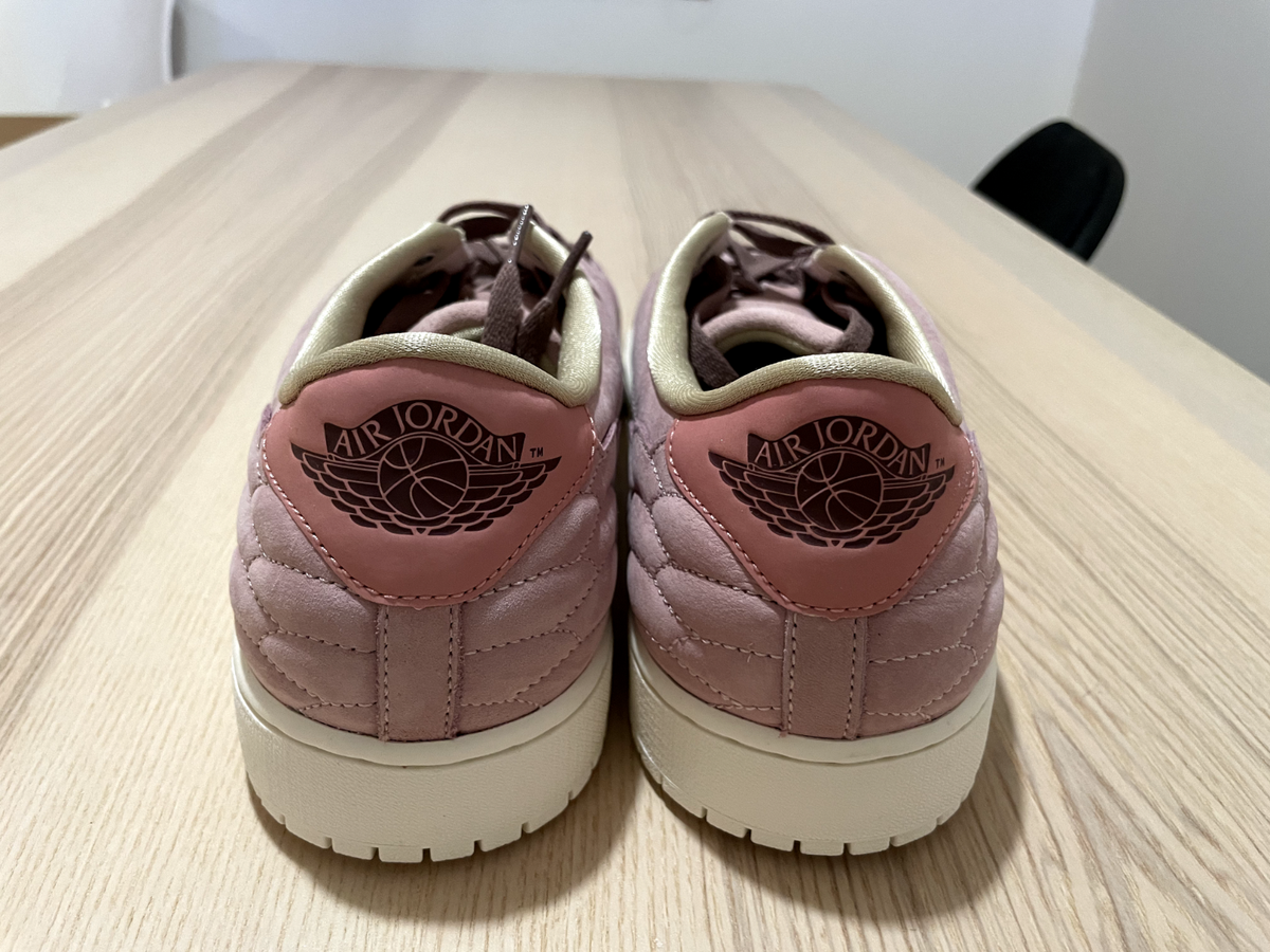NEW Nike Air Jordan 1 Retro Low Centre Court Pink Oxford  display picture 3