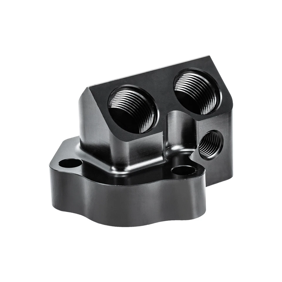 Fit 2011~2023 Ford Mustang GT F150 5.0L 5.2L Coyote Oil Filter Relocation Kit Foto 3 de 4