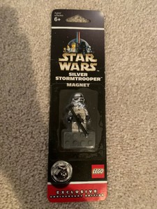 Lego Star Wars Chrome Silver Storm Trooper Stormtrooper Magnet 852737 | eBay