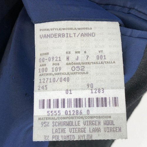Vintage HUGO BOSS Men's 95% Wool Vanderbilt Anno Blazer Size 52 - L - Picture 4 of 9