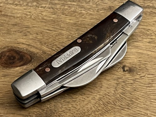Imperial Schrade IMP16CON 4 Blade Stockman Folding Pocket Knife TSA Confiscated - Picture 21 of 21