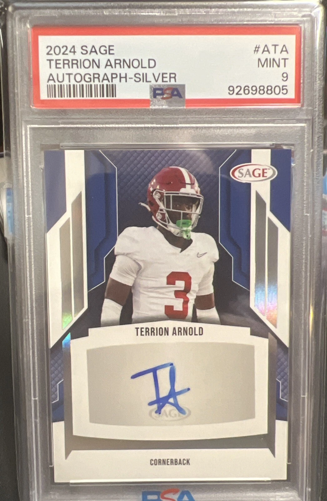 Terrion Arnold SA-GE Autographs #ATA Silver