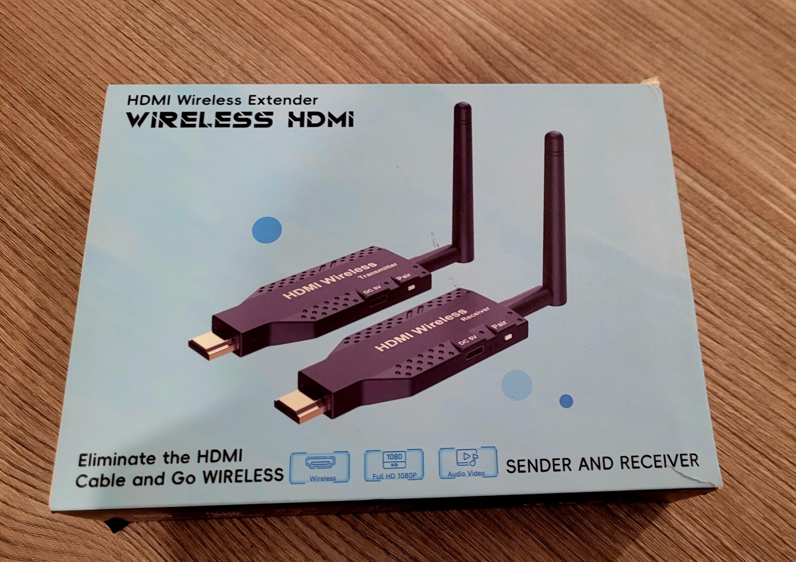 Coolpie WL090 - Wireless HDMI Transmitter and Receiver Extender Kit