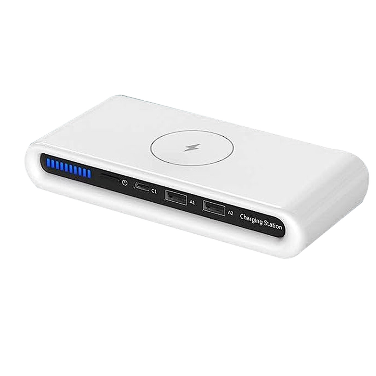 4-in-1 QC3.0 Fast Charging Dual USB Hub Portable for Home Travel L6Q89733