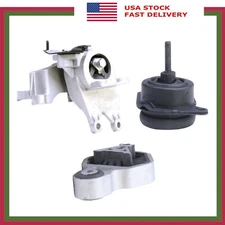 3PCS Engine Motor & Automatic Transmission Mount For Ford Explorer 2.0L L4 12-15