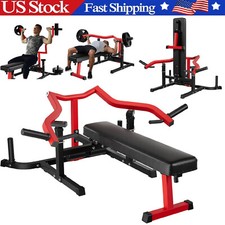 Chest Press Machine for Home Gym Chest Press Bench Adjustable Flat Incline Bench