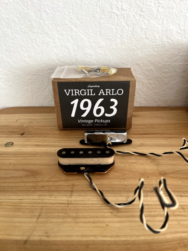 1963 Virgil Arlo Tele "Mike Bloomfield" Set. Fits Fender Telecaster & MJT Body.