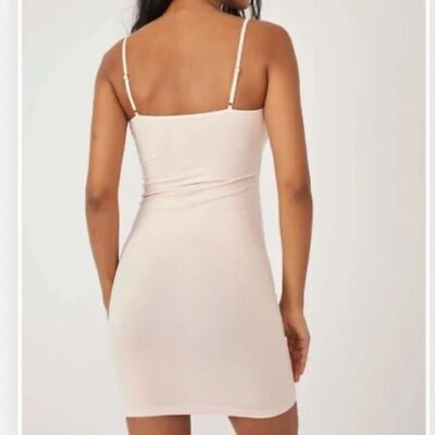 free people seamless mini slip dress Intimately Free People Womens V-Neck Slimming Slip Dress Gray XS/S