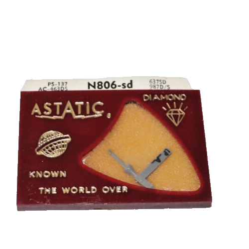 Astatic N806-SD Diamond Stylus Needle for Record Players-image