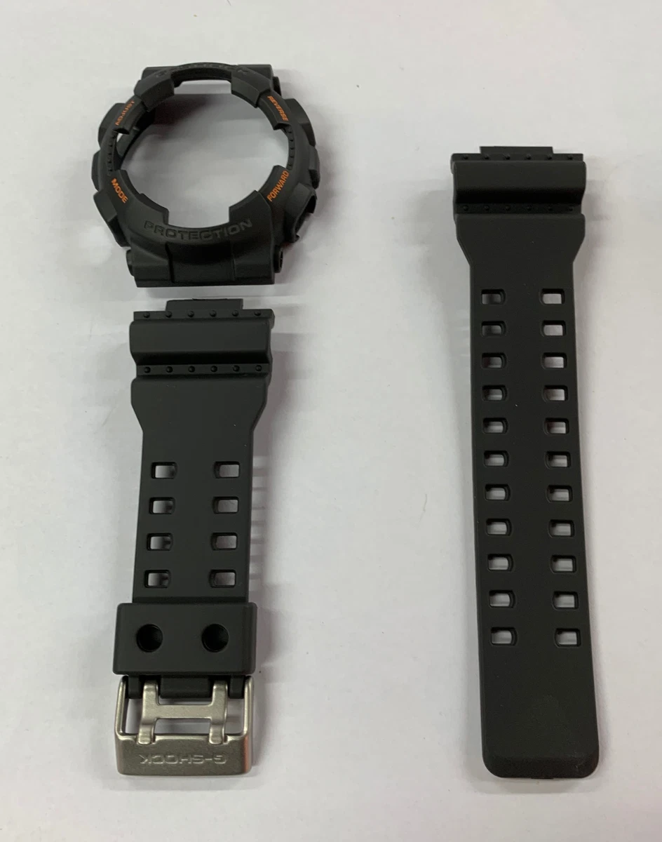 Casio Original G Shock Band Bezel GA 110TS 1A4 GA110TS GA 110 Gray