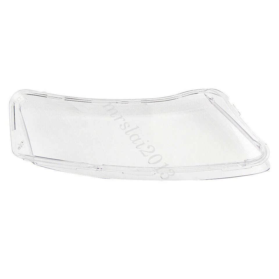 For Audi A6 C6 2006-2011 Front Clear Headlight Lens Right &Left Lampshade Cover Foto 3 de 4