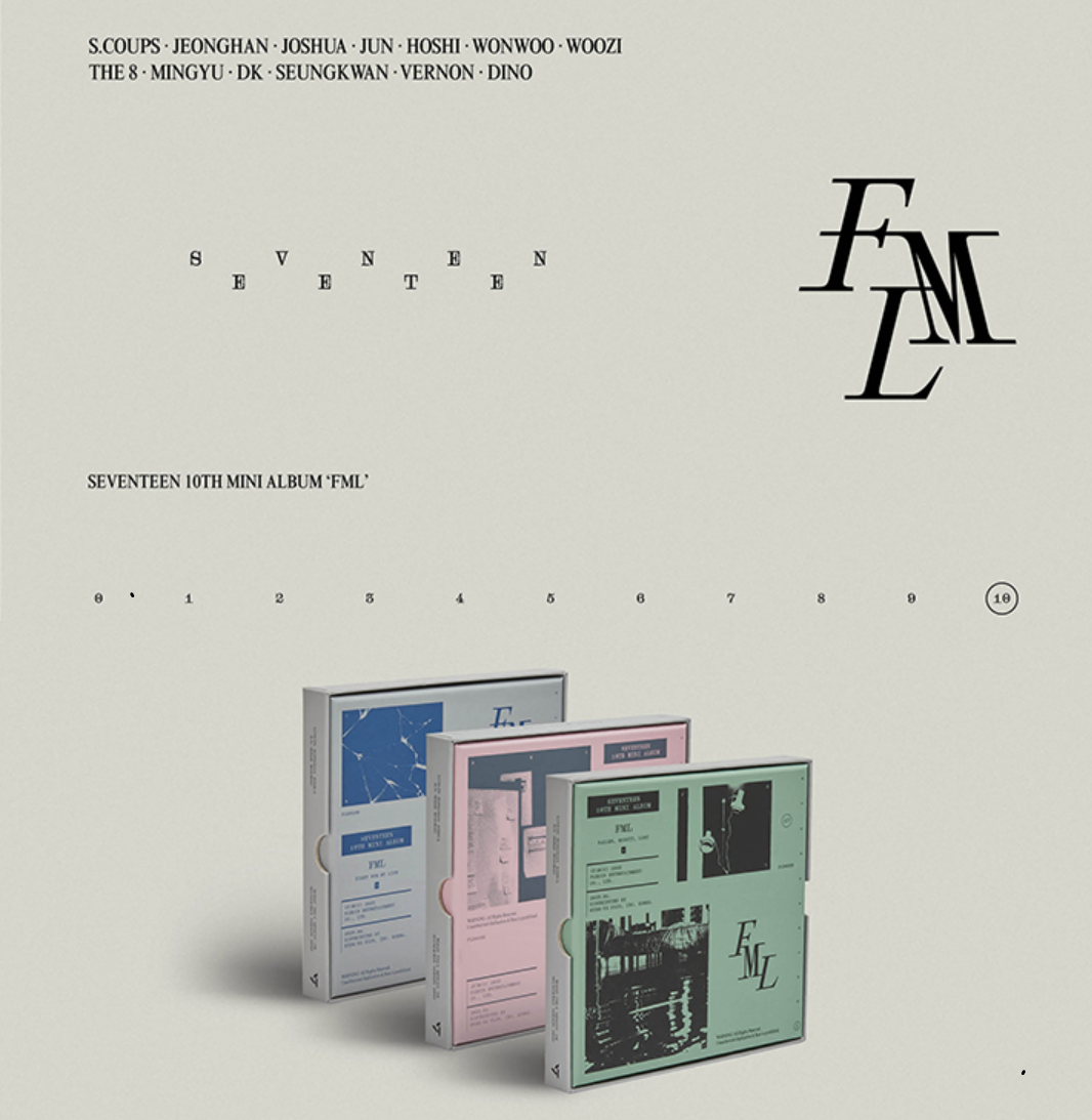 SEVENTEEN FML アルバム 3枚セット SEVENTEEN FML 10th Mini Album 3 Ver Set | eBay