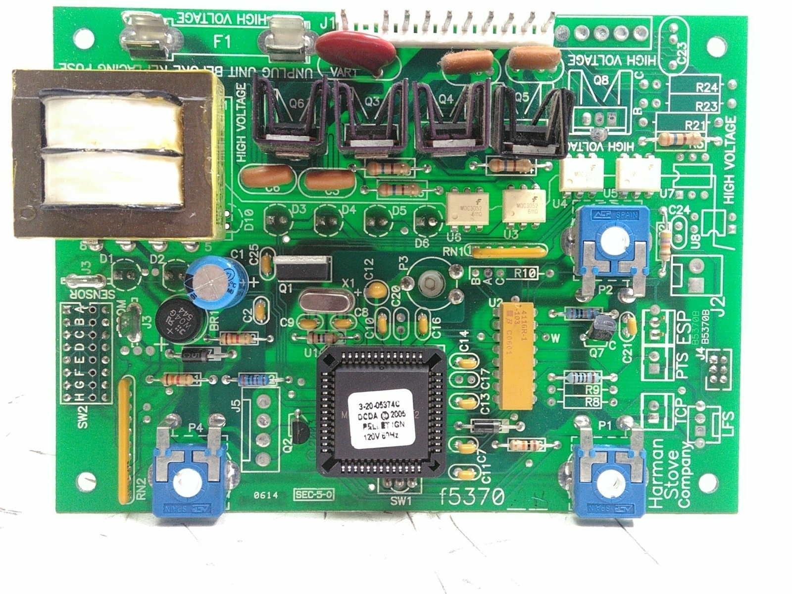 Defective Harman 3-20-05374C DCDA F5370 Pellet Ignition Control Board AS-IS  | eBay