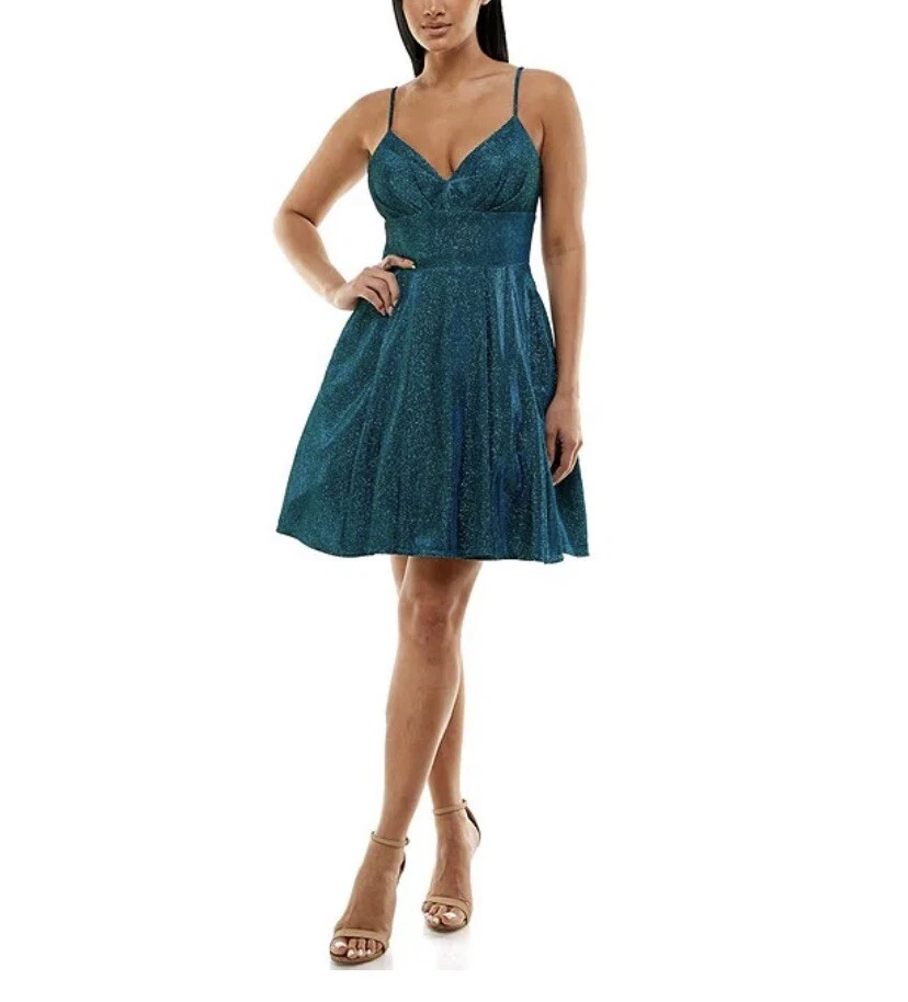 B darlin top spaghetti strap dress