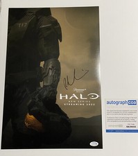 Pablo Schreiber signed autographed Halo 12x18 photo ACOA Master Chief
