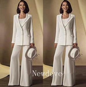 plus size white pant suit for wedding