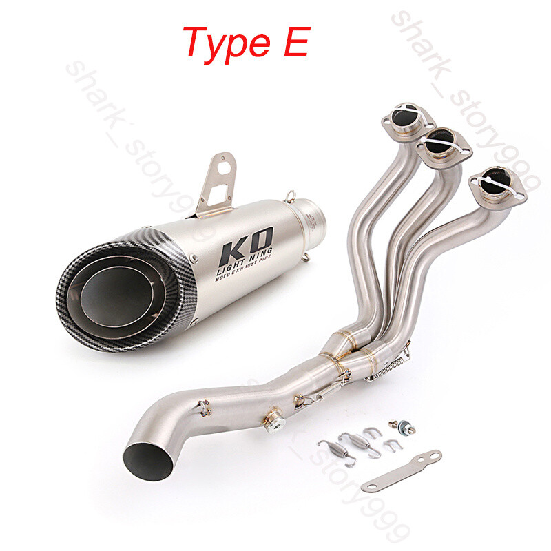 For Yamaha MT-09 XSR900 FZ09 Complete Exhaust System Front Mid