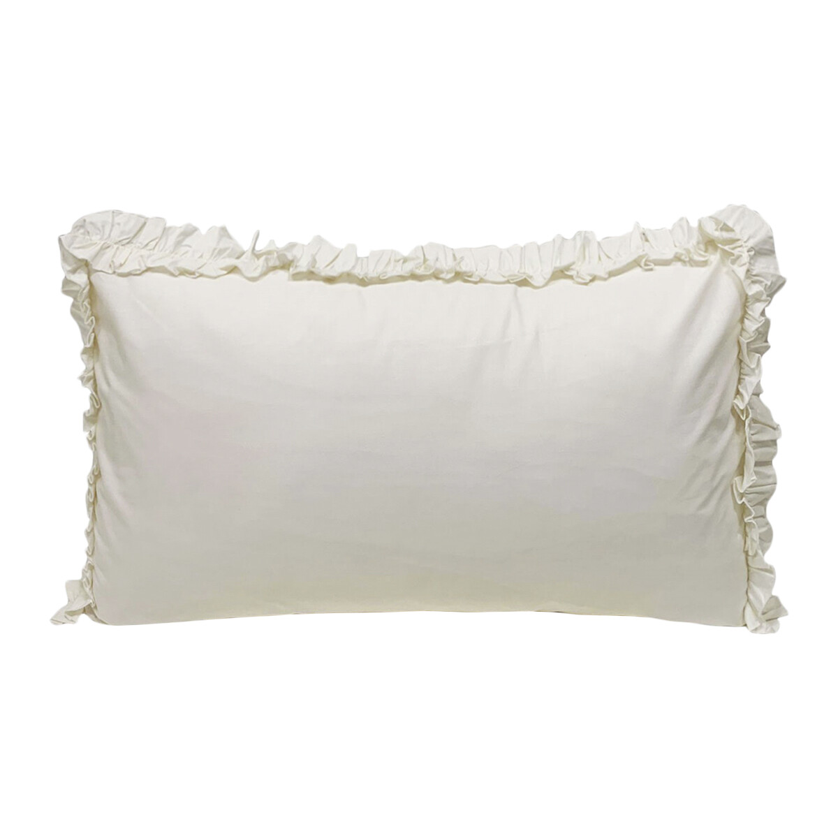 Par Fundas de Almohada Renato Balestra Algodón Para Cama Color Liso Con Doselera