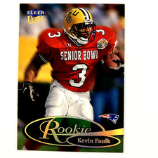 Kevin Faulk 1999 Fleer Ultra Rookie Card #290 NFL New England Patriots. rookie card picture