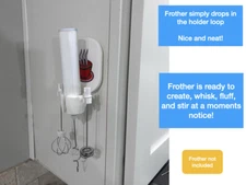 Milk Frother Stand Only  Replacement for Rechargeable Frothers w Attachments