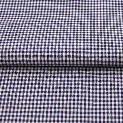 Stoff Meterware Vichy Karo 2x2 mm Marine Blau kariert Karomuster