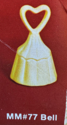 VINTAGE AIR CAPITOL MINI MAX CERAMIC MOLD #MM-77 HEART BELL