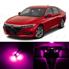 14 X Pinkpurple Led Lights Interior Package For Honda Accord 2013 - 2021 Tool