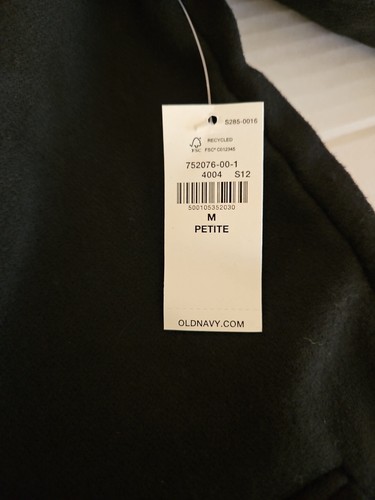 Old Navy Double Breasted Black Blazer Polyester Women's Size M Petite New/w Tags - Picture 9 of 10