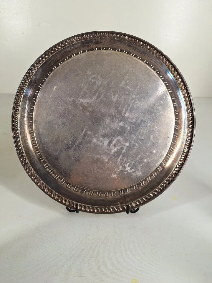 Tetera y crema Wilcox I S National Co Rochelle de colección plateada Foto 4 de 4