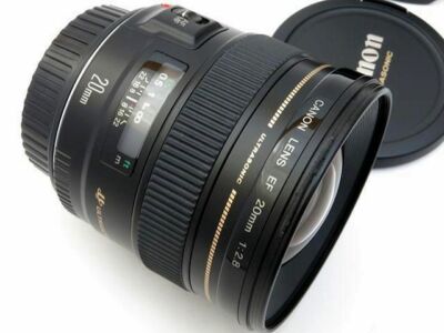 Canon EF 20mm F2.8 USM AF Ultra Wide Angle Prime Lens Excellent