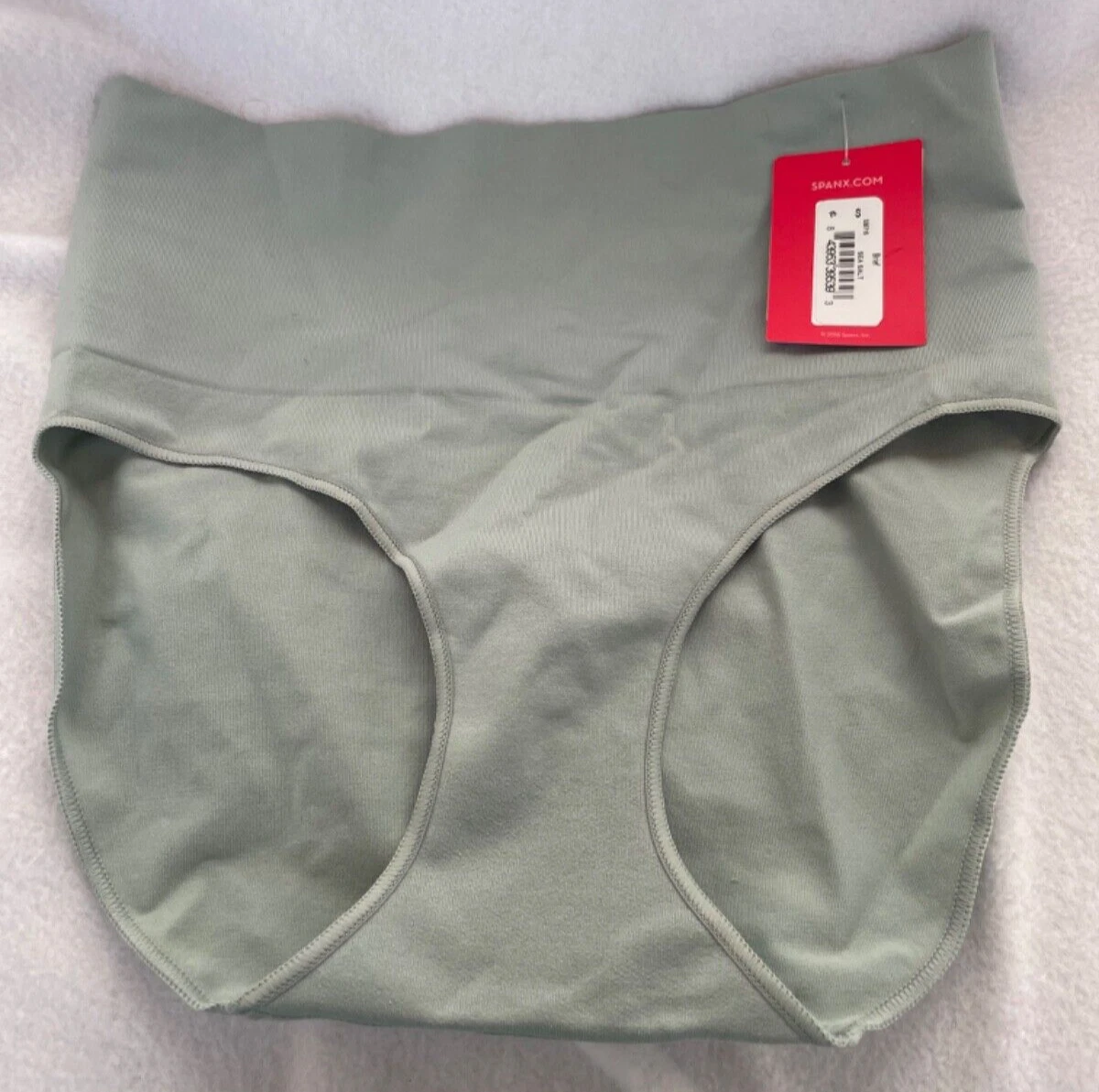 Spanx S Everyday Shaping Seamless Brief Panties Shapewear Skims Sea Salt Blue