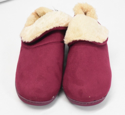 Vonmay Comfort Memory Foam Bootie Slippers Burgundy Color  display picture 1
