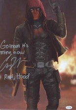 Curran Walters "Titans" AUTOGRAPH Signed 'Red Hood' 12x18 Photo B ACOA