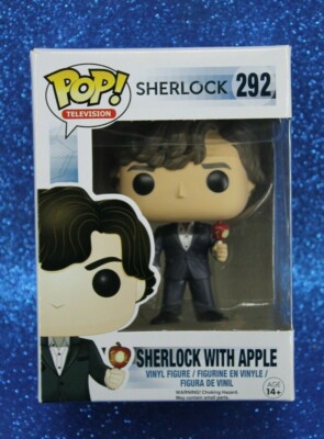 FUNKO POP TELEVISION SHERLOCK #292 SHERLOCK with APPLE