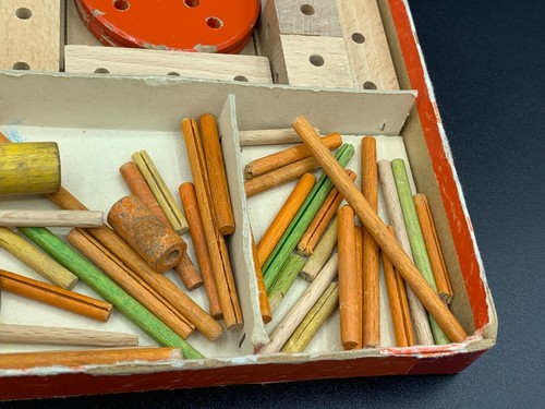 MATADOR KORBULY Wood Building Toy Game Construction Set Block Brick Austria 1950 - Picture 5 of 12