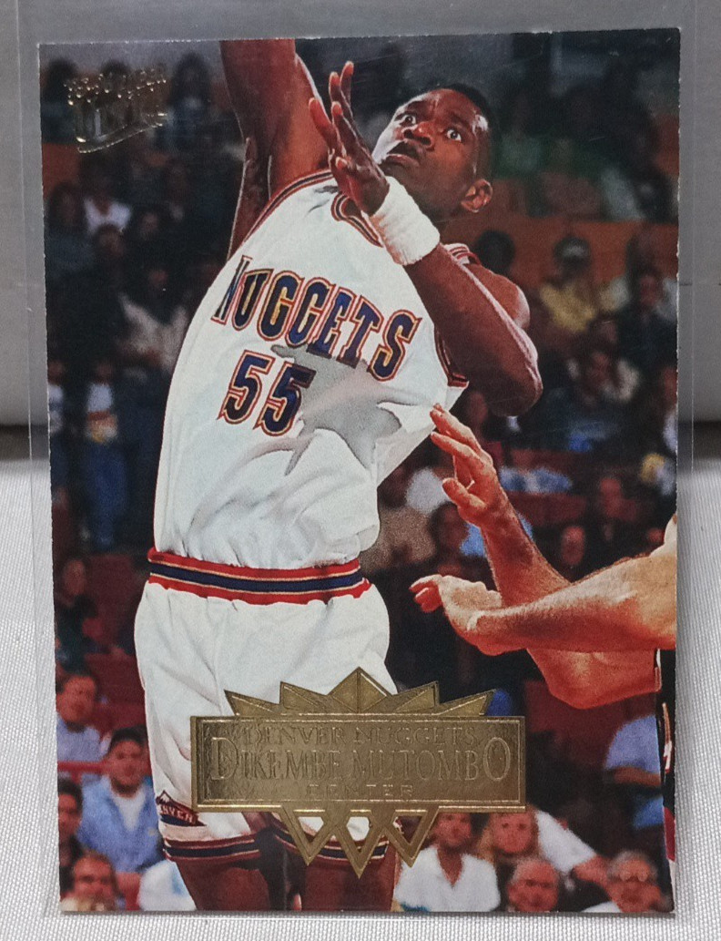 1995-96 Fleer Ultra - Dikembe Mutombo #45 - Denver Nuggets - A-004