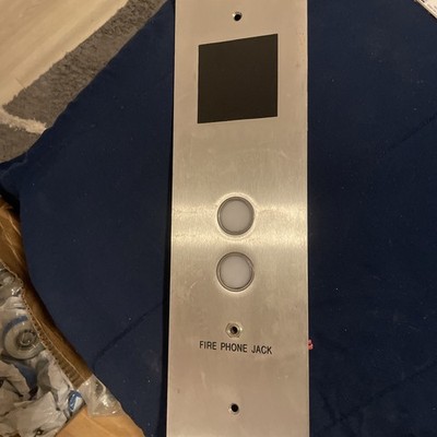 Call Button Plate And Button (stainless Steel) DoubleButton( 24v 120v Light