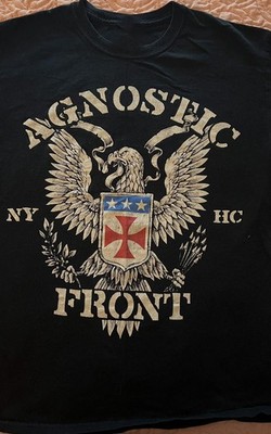 New Agnostic Front Black  Gift For Fans Unisex S-5XL Shirt CA36