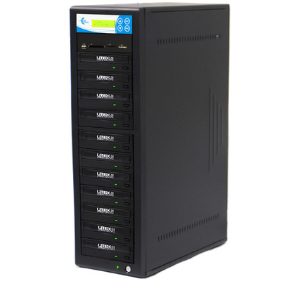 EZ DUPE 1:10 Media Mirror Duplicator - SD CF USB & Disc to DVD CD 2 YR WARRANTY