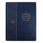 Whitman Album Liberty Walking Halves 1941-1947 Rare Coin