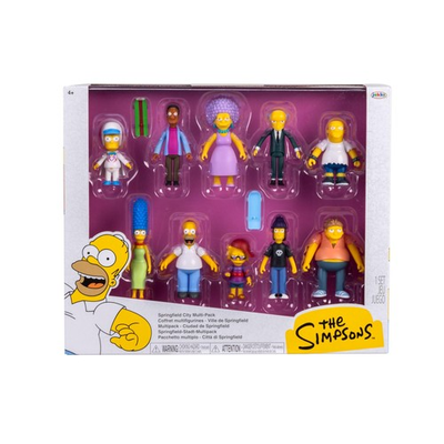 #ad The Simpsons 2.5 Inch Figure Springfield City Multipack $43.41