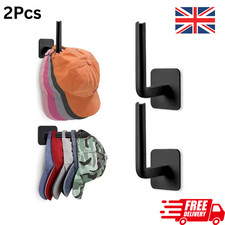 2PCS Strong Adhesive Hooks No Drill Wall Hook Hat Rack Shelf Strong  Free Ship