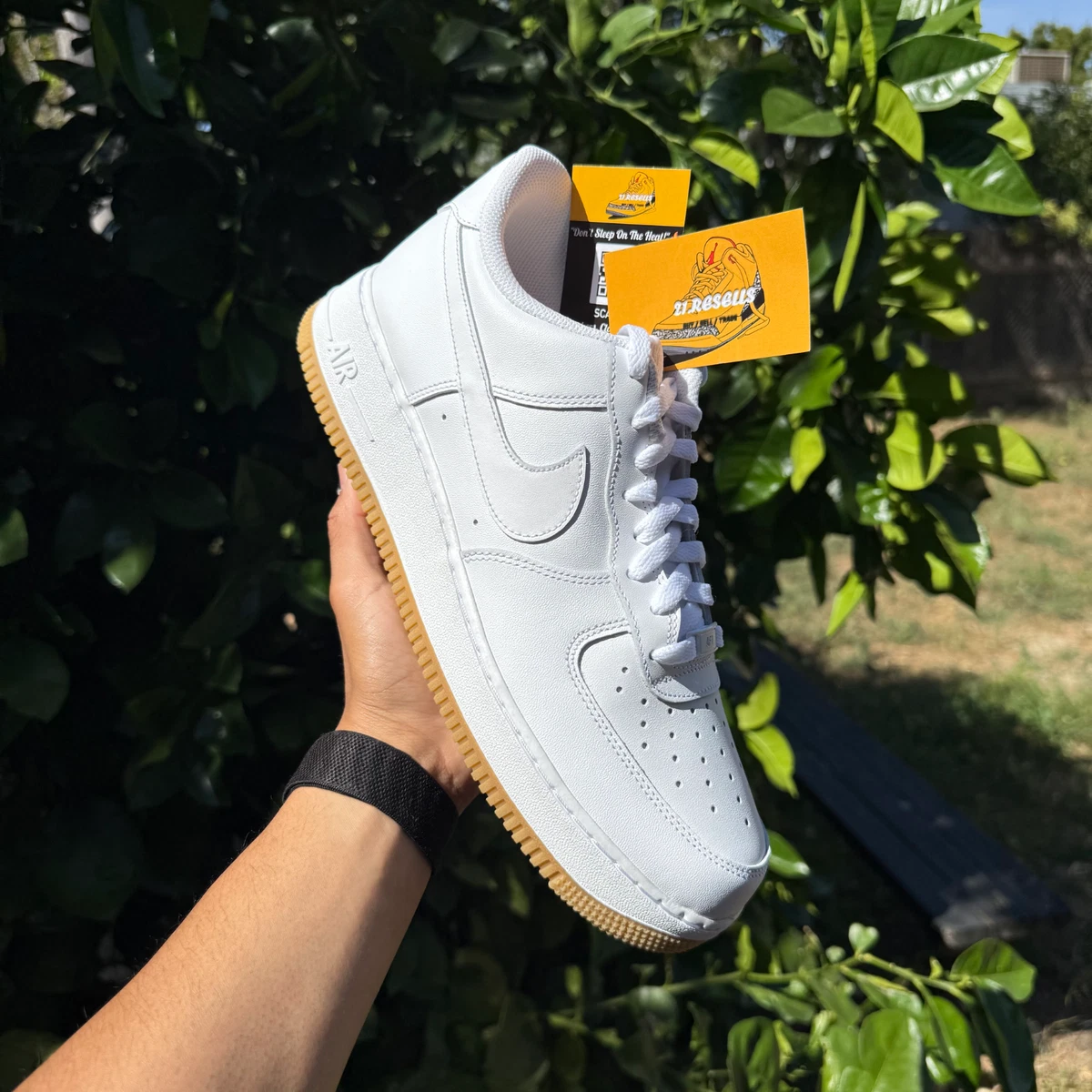Preços baixos em Nike Air Force 1 White Gum | eBay