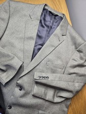 Jos. A. Bank Signature Collection Blazer Sport Jacket Men's 50RG Gray Silk Camel