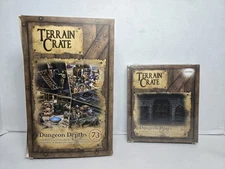 Terrain Crate Dungeon Depths (73 Pieces) Mantic Games Fantasy Scenery + 5 Doors